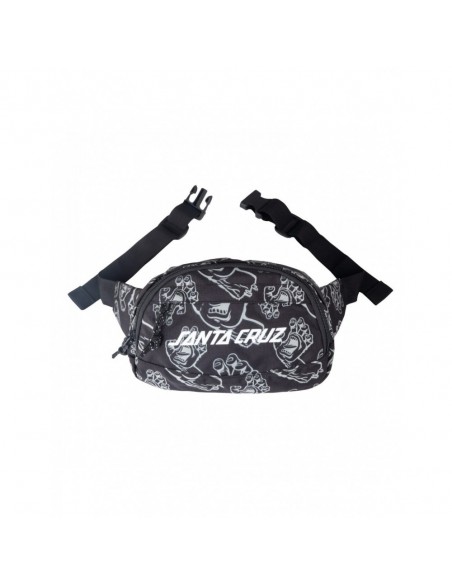 bauchtasche santa cruz waistpack data black hand all over