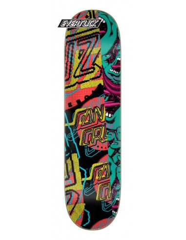 santa cruz no pattern dot everslick 8.0" x 31.6" skateboard deck