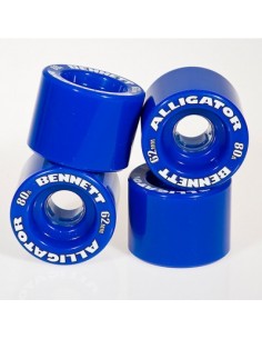 ALLIGATOR RÄDER SOLID BLAU 62MM 80A