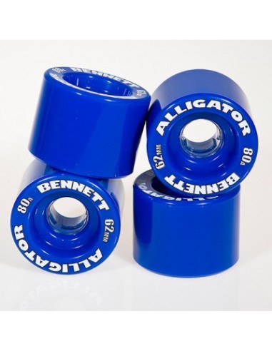 alligator räder solid blau 62mm 80a