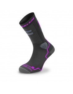 SOCKEN ROLLERBLADE HIGH PERFORMANCE W GRAU DUNKEL-ROSA