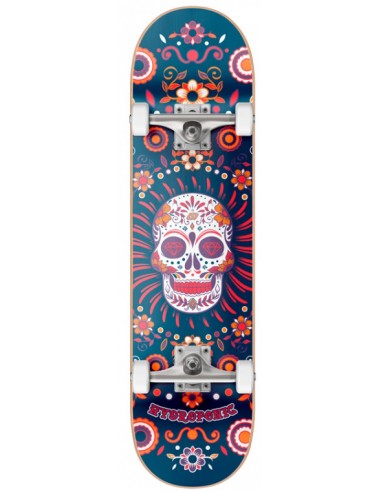 hydroponic mexican  blau totenkopf 7.8 skateboard komplett