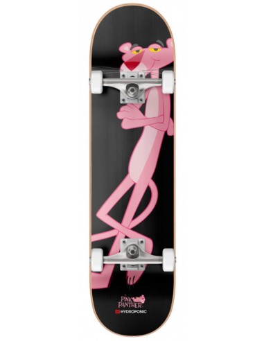 hydroponic pink panther kollaboration schwarz stand 8" skateboard komplett