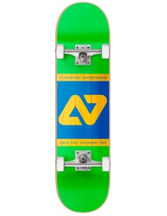 HYDROPONIC BLOCK GRÜN FLUOR-BLAU ROYAL 8 SKATEBOARD KOMPLETT