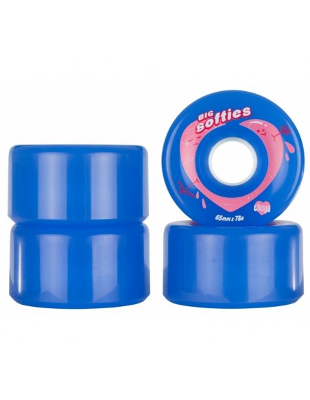 räder chaya softies klares blau 65mm x 37mm 78a - 4-pack