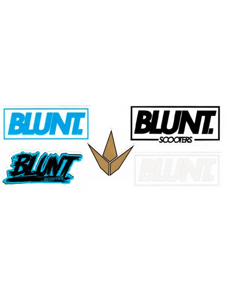 pack 5 aufkleber blunt