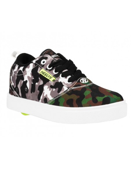 heelys pro 20 prints - schwarz/weiss/grün/grau camouflage