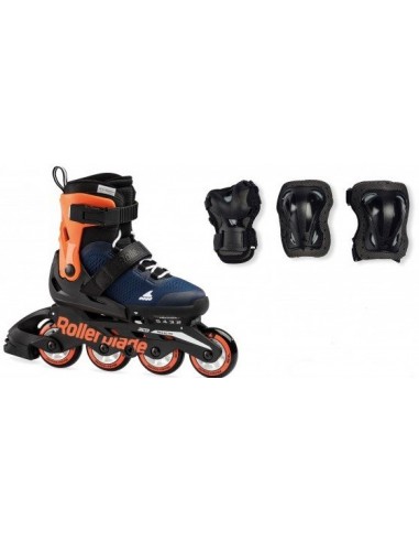 rollerblade microblade combo blau dunkel/orange