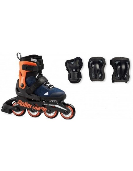 rollerblade microblade combo blau dunkel/orange