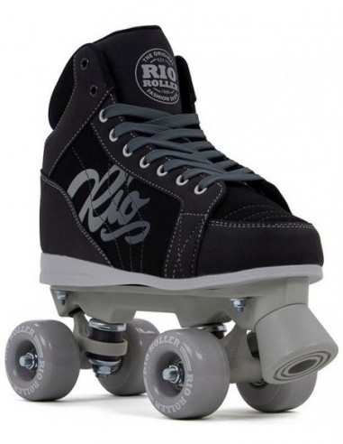 rio roller lumina quad skates - schwarz/grau