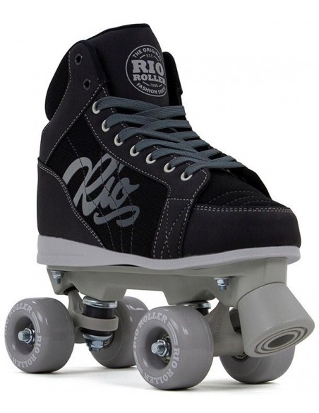 rio roller lumina quad skates - schwarz/grau