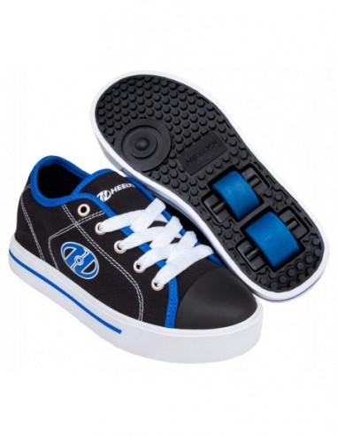 heelys klassisches x2 - schwarz/weiss/blau