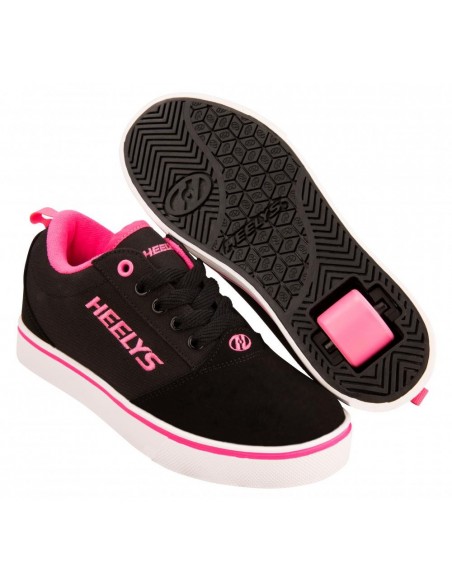 heelys pro 20 - schwarz/pink/leder