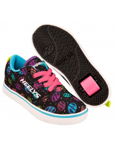 heelys pro prints 20 - schwarz/multi logo