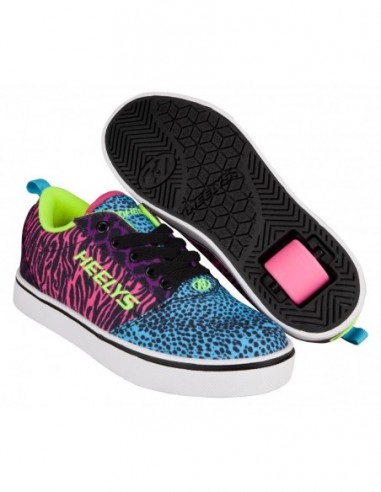 heelys pro prints 20 - schwarz/multi tiermuster