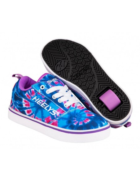 heelys pro prints 20 - blau/lila/pink tie dye nyln