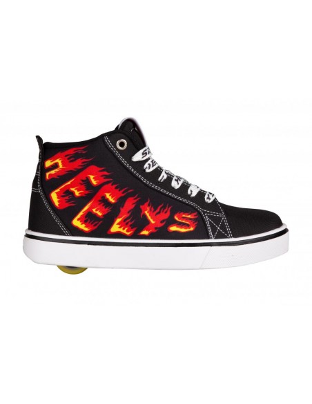 Comprar heelys racer 20 mid - schwarz/weiss/rot/gelb flamme