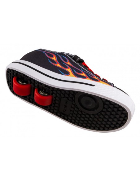 Oferta heelys x2 snazzy - rot/schwarz/schwarz/gelb/rot flamme