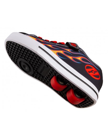 Tienda de heelys x2 snazzy - rot/schwarz/schwarz/gelb/rot flamme