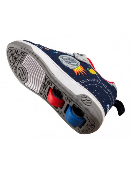 Oferta heelys x2 dual up - navy/grau/multi space