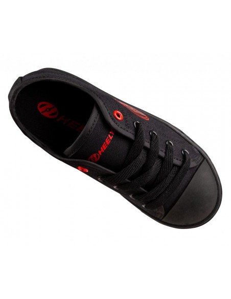 Oferta heelys classic x2 - schwarz/rot logo canvas