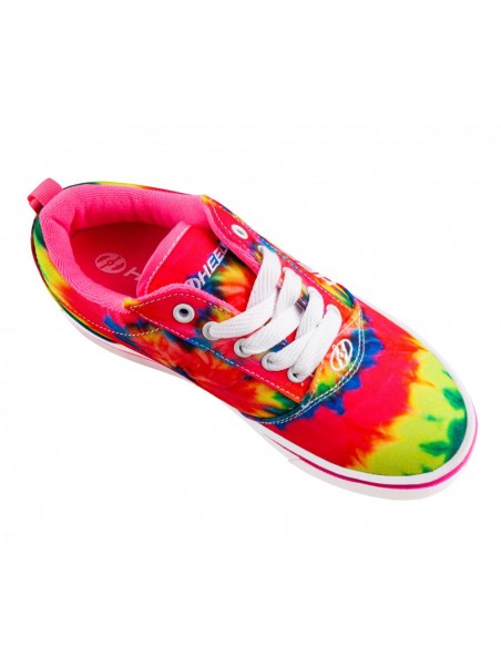 Oferta heelys pro prints 20 - neon pink/multi tie dye nylon