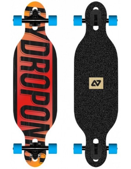 hydroponic longboard kids degraded 31.5 orange-gelb