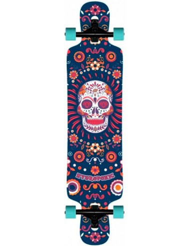 hydroponic longboard drop through 3.0 mexican 39.25 totenkopf navy