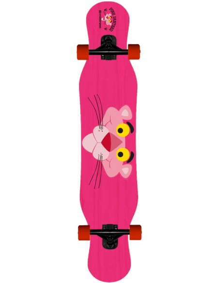 hydroponic pixie pink panther face 43.5 longboard komplett