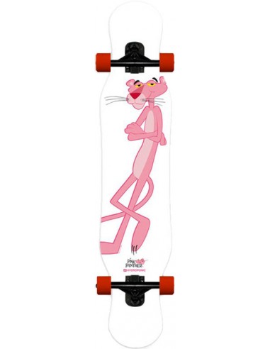 hydroponic pixie pink panther weiß 43.5 longboard komplett