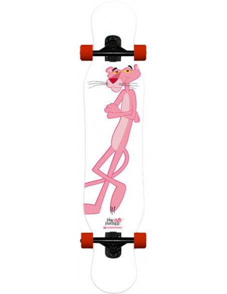 hydroponic pixie pink panther weiß 43.5 longboard komplett"