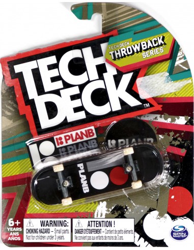 tech deck plan b throwback series logo black