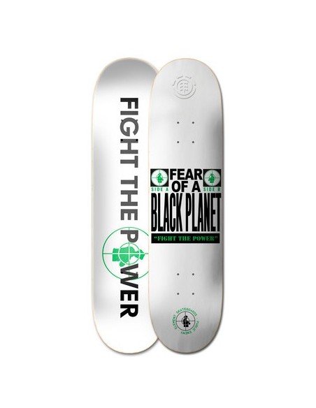 public enemy x element fear 8.5" skateboard deck