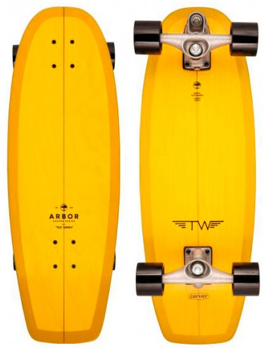 arbor x carver shaper warren surfskate