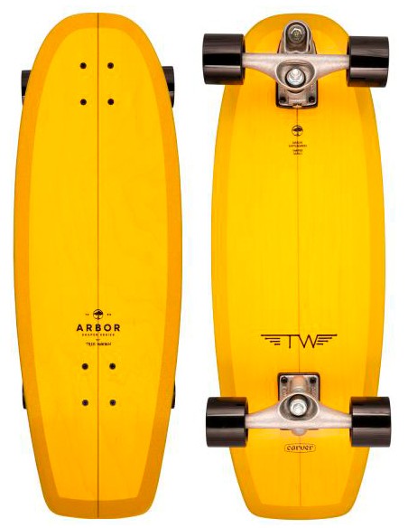 arbor x carver shaper warren surfskate