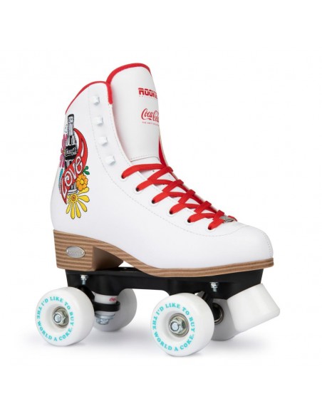 Venta rookie rollerskates coca-cola love weiss