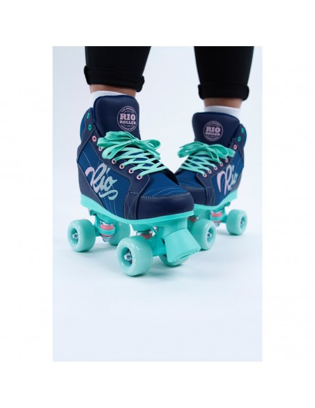 Oferta rio roller lumina quad skates | marinenblau-grün