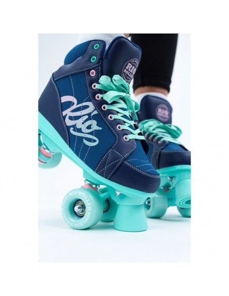 Producto rio roller lumina quad skates | marinenblau-grün