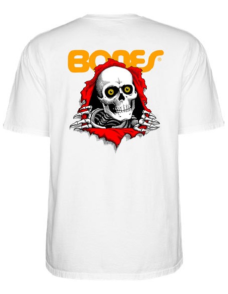 t-shirt powell peralta ripper - weiß