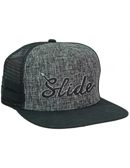 Venta cap slide laced grau-schwarz