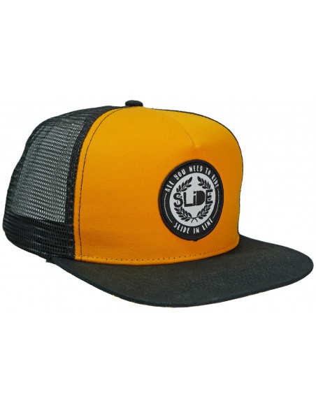 Venta cap slide classic logo gelb