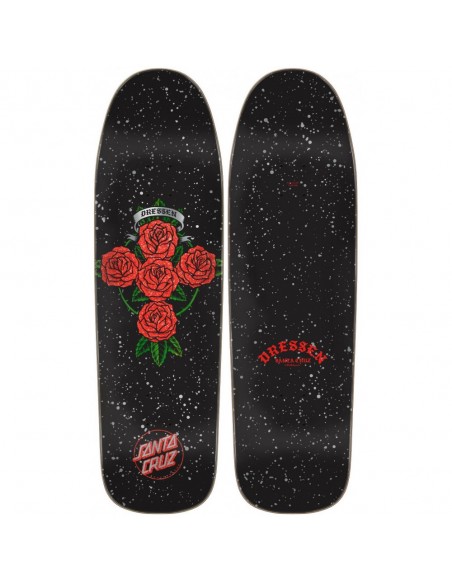 santa cruz deck dressen rose cross shaped 9.31