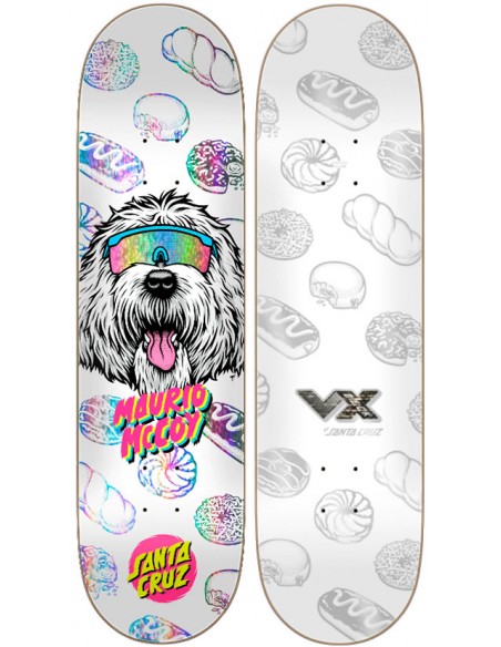 santa cruz mccoy donut dog vx twin deck 8.25" x 31.83"