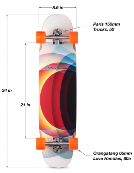 Comprar loaded chinchiller 34" komplettes longboard