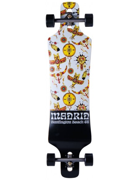 madrid drop-thru totem 39" komplettes longboard