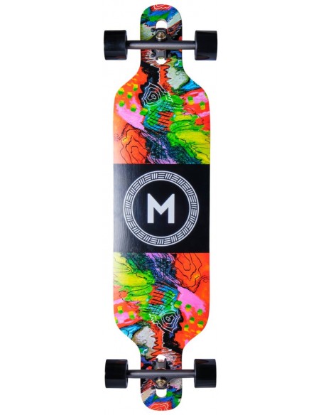 madrid drop-thru abstract 40" komplettes longboard