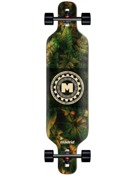 madrid drop-thru terrestrial 40" komplettes longboard