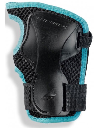 rollerblade x-gear w wristguard schwarz-teal