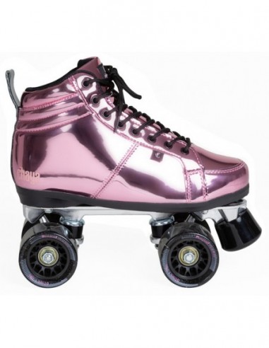 chaya vintage roller skates pink laser