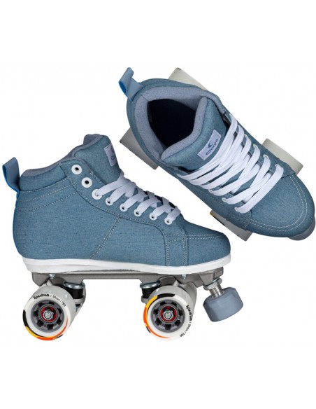 Adquirir chaya vintage roller skates denim